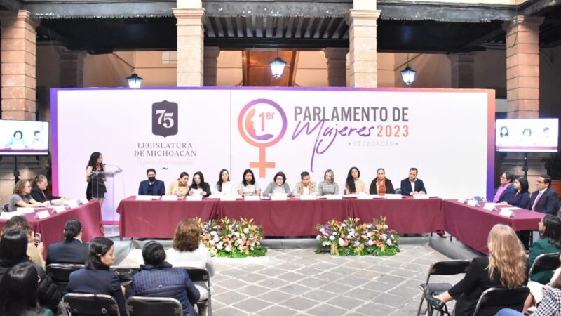 Instalan jurado del “1er Parlamento de Mujeres Michoacán 2023