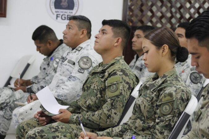 Imparte FGE capacitación “Informe policial homologado, primer respondiente y niveles de contacto” en Lázaro Cárdenas