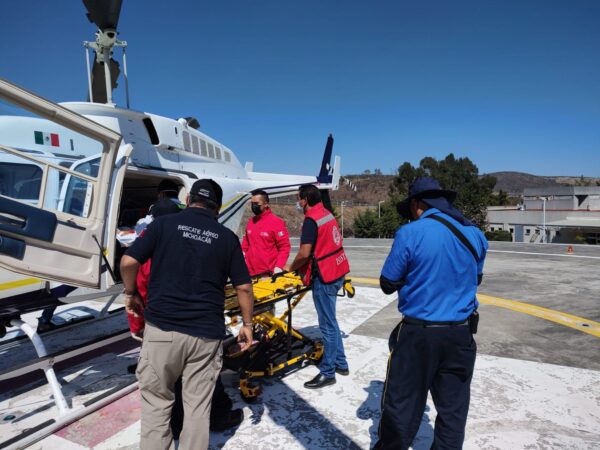 Vía aérea, CRUM ha traslado a 6 pacientes en 2023, reporta SSM