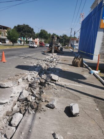 Rehabilita CAPASU 120 metros lineales de tubería de agua potable