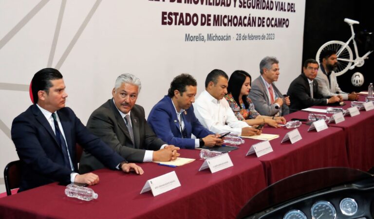 Parlamento Abierto de Movilidad y Seguridad Vial, esencial para el desarrollo de Michoacán: SSP