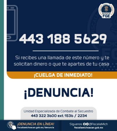 Ilesas, madre e hija víctimas de secuestro virtual en Morelia