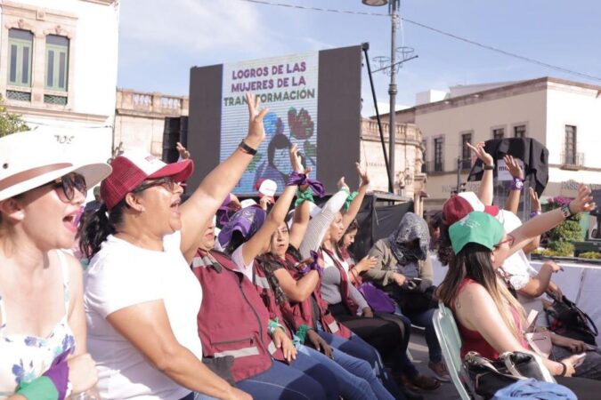 Sin mujeres no hay transformación, ellas están escribiendo una nueva historia: Morena Michoacán