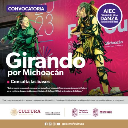 Abre Secum la convocatoria de danza Girando por Michoacán