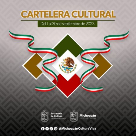 Presenta Secum cartelera cultural del mes patrio