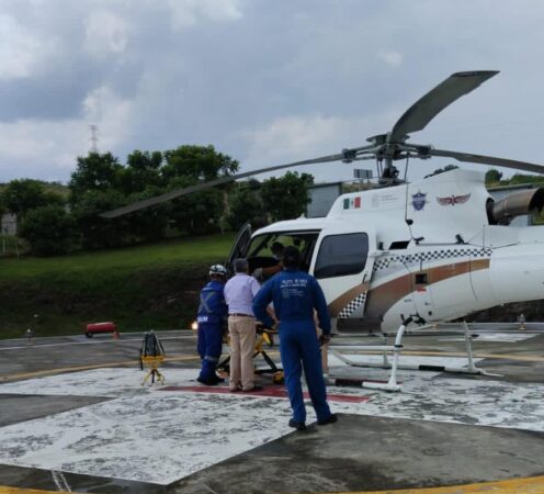 Servicios Aéreos de la SSP traslada a paciente con complicaciones de salud