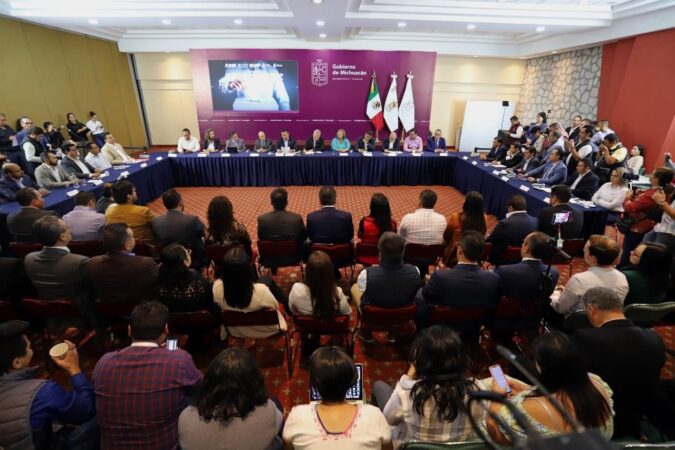 PES Michoacán celebra instalación de la Mesa de Seguridad y Seguimiento del Proceso Electoral