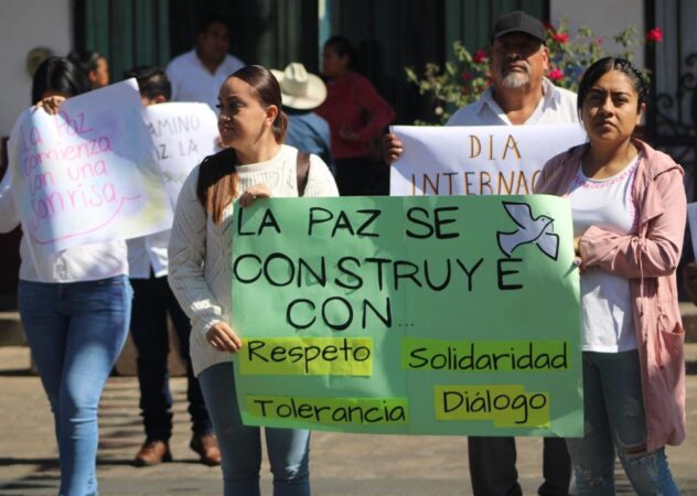 Encabeza PRD Michoacán, Marcha por la Paz en Tzintzuntzan