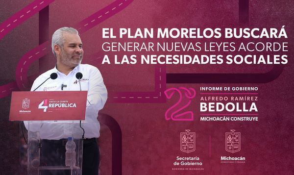 Con Plan Morelos, avanzamos a la consolidación de una nueva República: Torres Piña