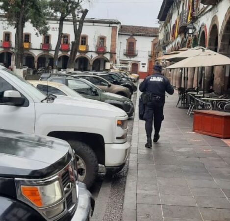 SSP mantiene recorridos de prevención del delito, en Pátzcuaro