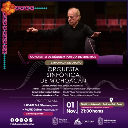 Dará Osidem 2 conciertos de Réquiem por Noche de Muertos