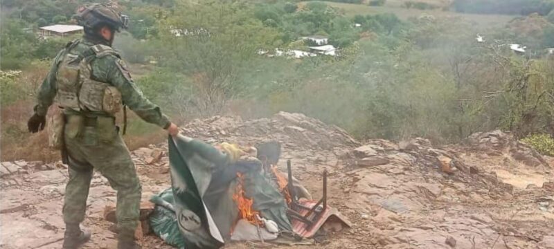 BOI’s localizan y destruyen 2 campamentos ilícitos