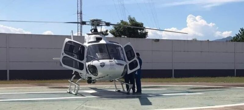 Servicios Aéreos de la SSP canaliza a paciente de Huetamo a Charo