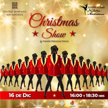 🎄#Espectáculo | Christmas Show🎄 🗓️ Sábado 16 de Diciembre ⏰ 16:00 y 18:30 hrs 🎟️ $330 pesos