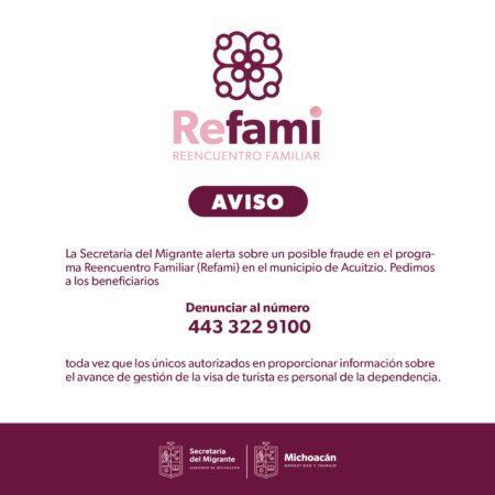 Alerta Semigrante posible fraude en programa Reencuentro Familiar