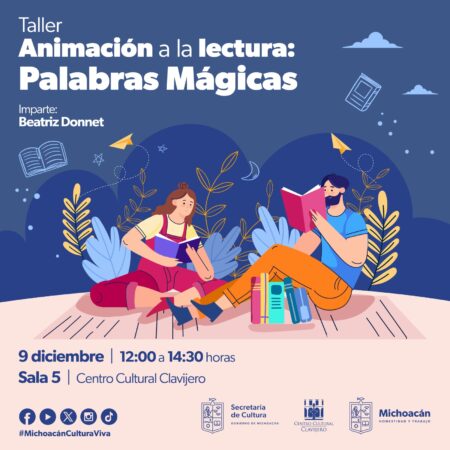 Invita Secum al taller de lectura Palabras Mágicas