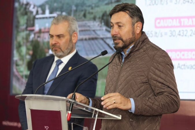 Bedolla anuncia inversión millonaria para garantizar el abasto de agua en Morelia