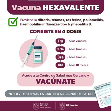 SSM invita a padres y madres a vacunar a sus hijos en vacaciones