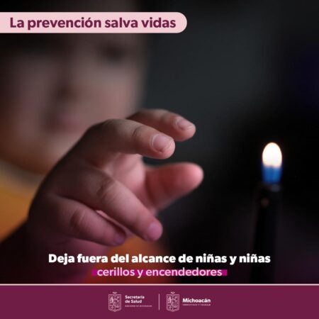SSM exhorta a prevenir quemaduras en menores de edad