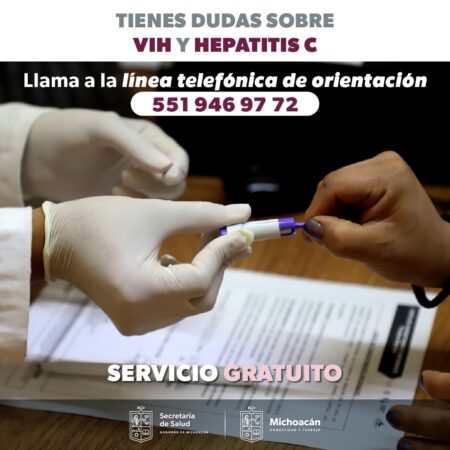 SSM brinda orientación telefónica sobre prevención de VIH y hepatitis C