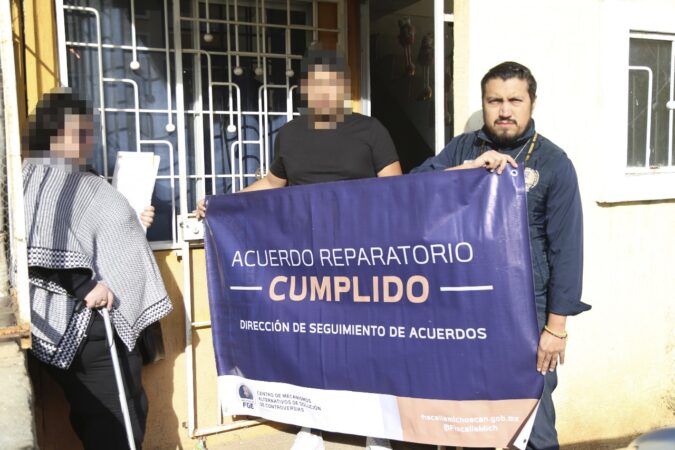 Restituye CMASC inmueble a legítima propietaria en Morelia