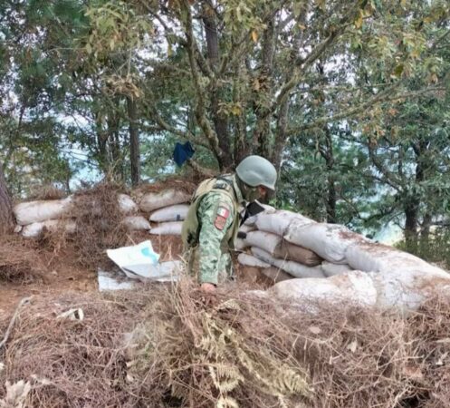 Localizan y desmantelan campamento clandestino en Coalcomán