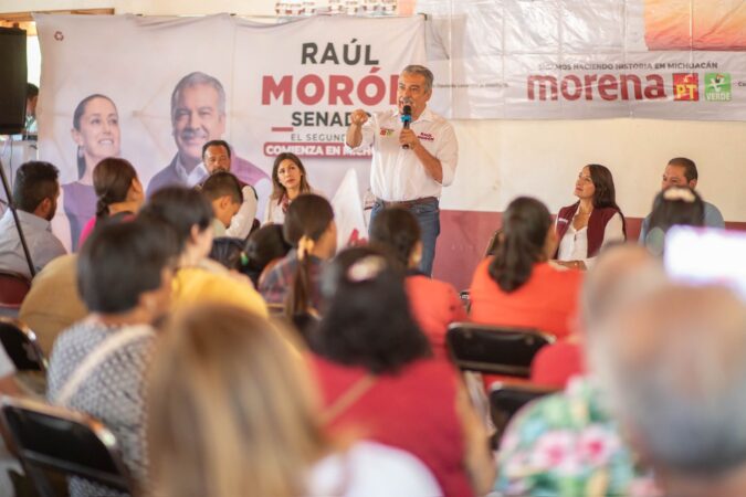 Morón, convencido de que pueblo de Michoacán votará por la esperanza