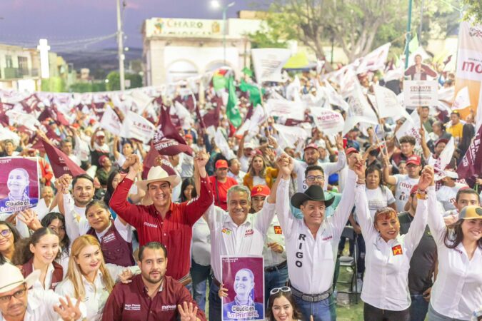 A trabajar como candidatos y conquistar votos, convoca Morón a michoacanos
