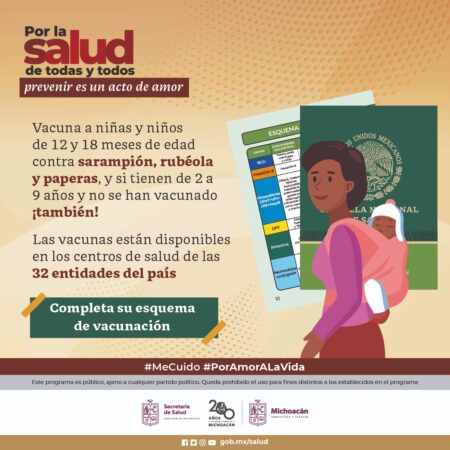 Se amplía campaña de vacunación infantil hasta el 30 de junio: SSM