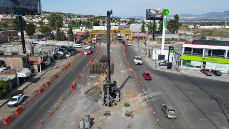 Paso superior vehicular de Villas del Pedregal beneficiará a mas de 40 mil personas