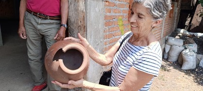 Descubren bajo el lago de Pátzcuaro vestigios prehispánicos