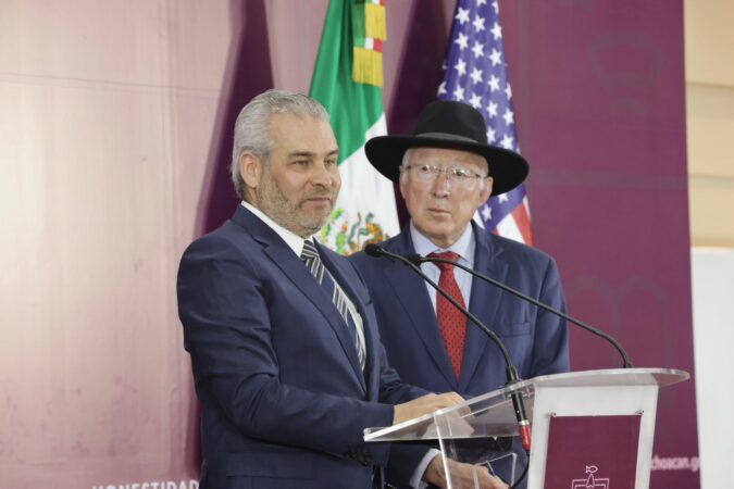 Próxima semana el embajador Ken Salazar visitará Michoacán