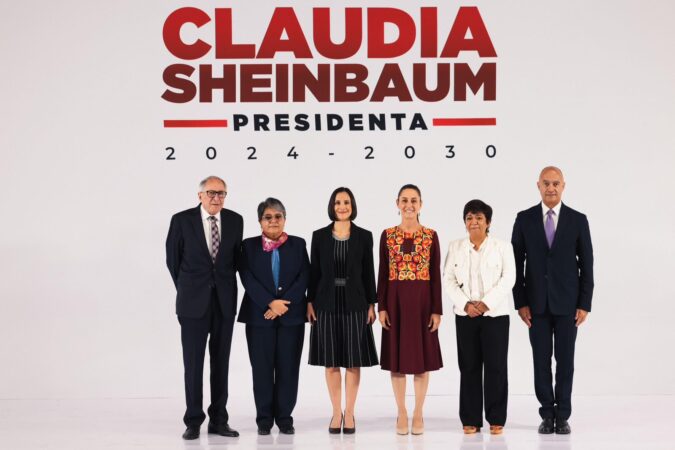 Claudia Sheinbaum Pardo presenta a los nuevos integrantes de su gabinete