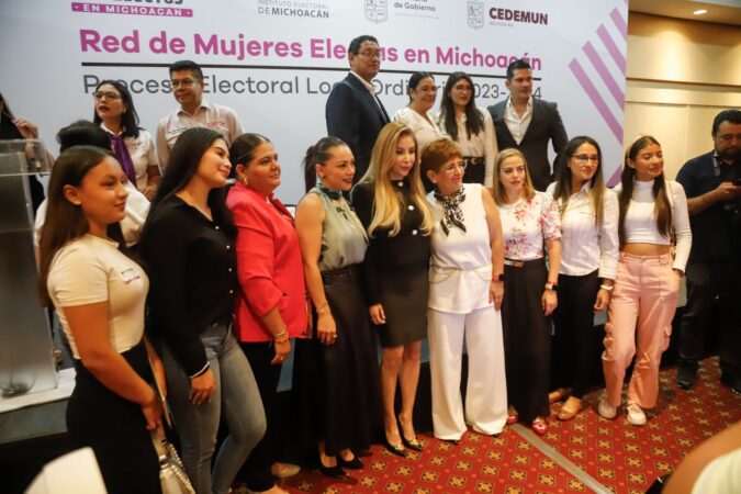 Combatir juntas los retos de la paridad, el llamado de Belinda Hurtado a mujeres electas de Michoacán