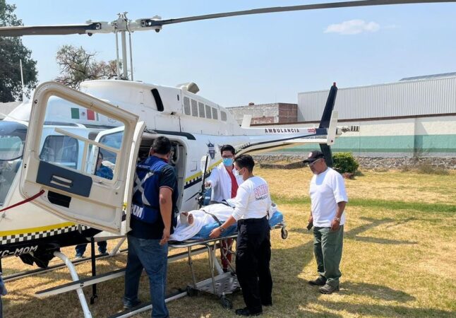 Dispone SSM de ambulancias aéreas para atender urgencias médicas