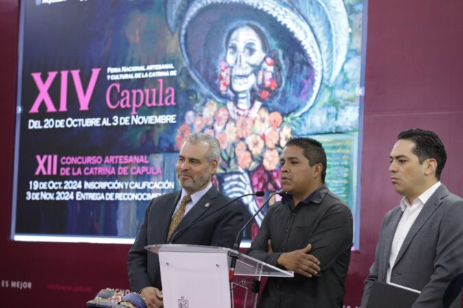 Feria de la Catrina de Capula, antesala de Semana de Muertos: Bedolla