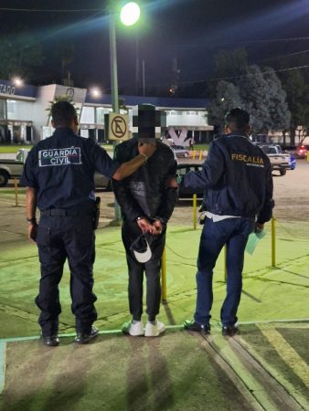 Detiene Guardia Civil a hombre con órdenes de aprehensión vigentes