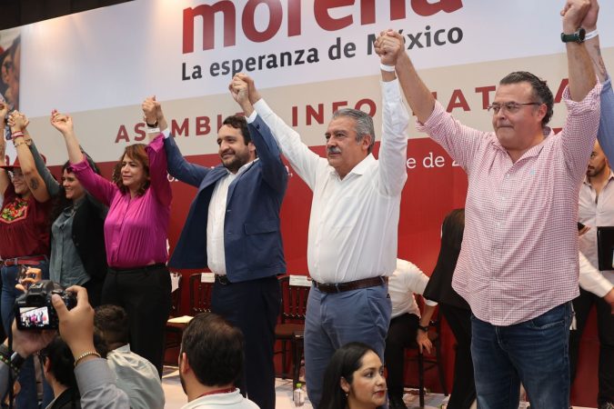 “Que la unidad se dé en los hechos”, enuncia Morón en Asamblea Informativa de Morena