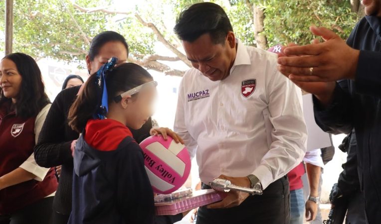 SESESP realiza canje de juguetes bélicos para promover la paz en Michoacán