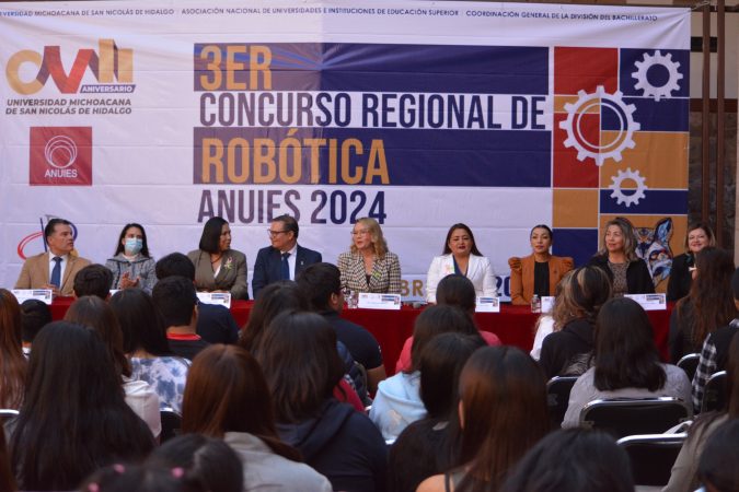 Rectora inaugura el Tercer Concurso Regional de Robótica ANUIES 2024; participantes marcan la diferencia, apunta