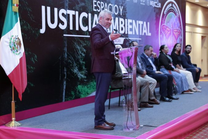 Con participación de especialistas de la NASA, inaugura Bedolla coloquio internacional Espacio y Justicia Ambiental