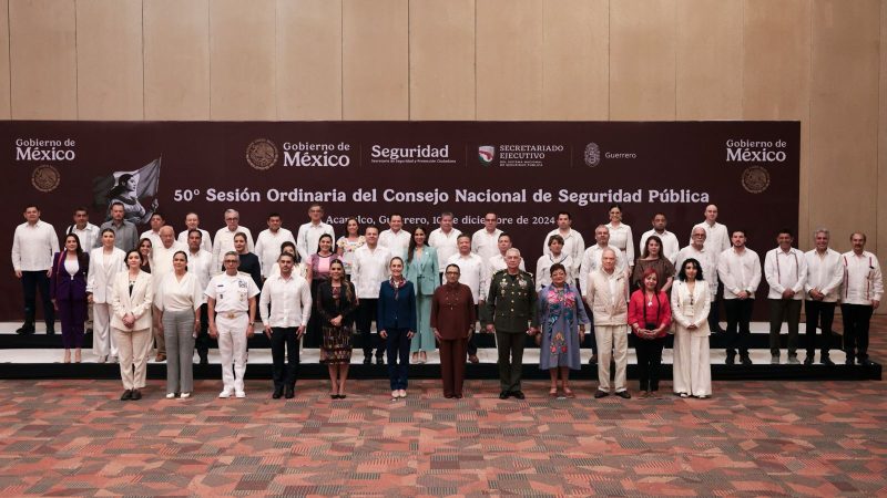 Presidenta Claudia Sheinbaum hace llamado a gobernadores y gobernadoras a trabajar en coordinación a favor de la seguridad en el país