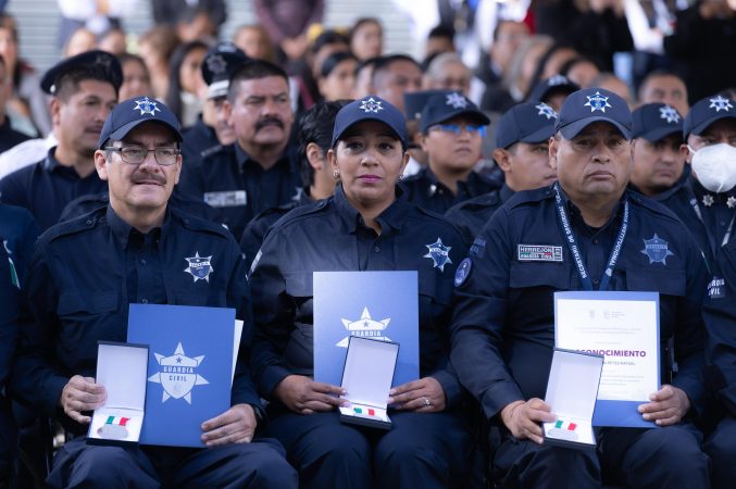 Reconoce SSP agentes de la Guardia Civil por su valor, perseverancia y mérito