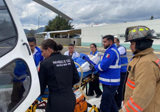 Helicópteros, disponibles las 24 horas para atender emergencias médicas: SSM